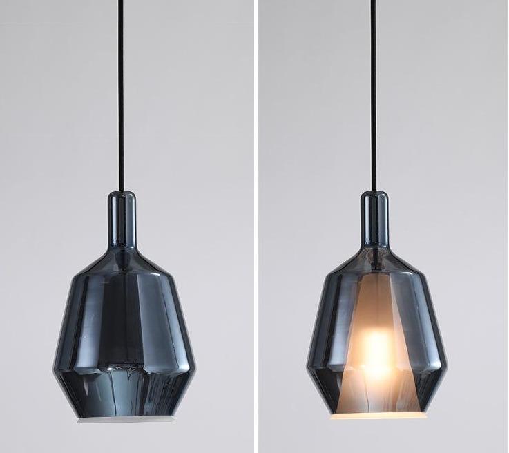 Creative Stained Glass Chandelier Nordic Single-headed Chandelier