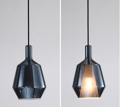 Creative Stained Glass Chandelier Nordic Single-headed Chandelier