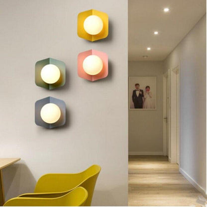 Creative Ceiling Lamp Contracted LED Glass Iron Indoor Light Decorate Lighting Restaurant   Modern Light Fixture