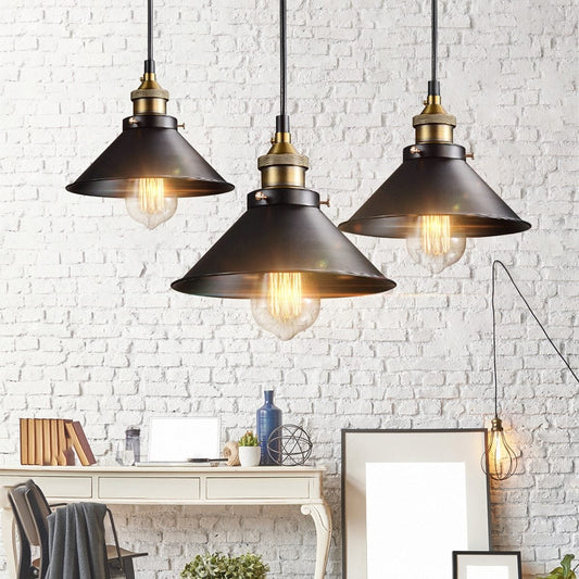 Loft Vintage Industrial Pendant Light Nordic Retro Iron Lights Edison Lamp Lighting Fixture For Cafe Bar Home Lighting