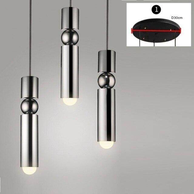 Nordic Pendant Lamp Modern Kitchen Lamp Dining Room Bar Counter Shop Pipe Pendant Down Tube LED Lights Office Livingroom