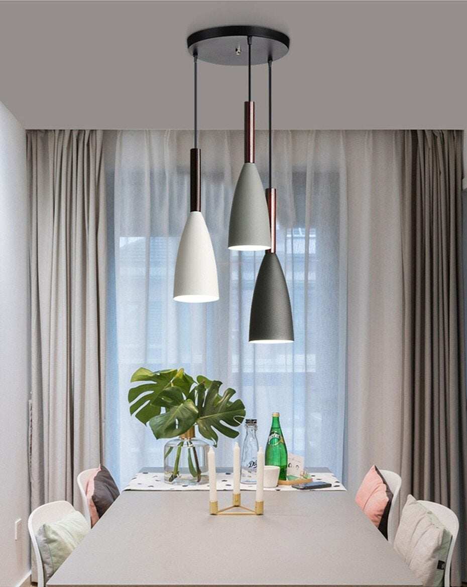 Nordic simple pendant light E27 LED modern  led hanging lamp for bedroom living room lobby restaurant bar Art creative lightings