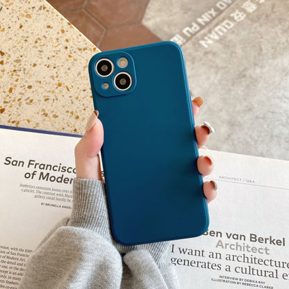 Suitable for IPhone 17 PRO Fine Hole Frosted TPU Straight Edge Phone Case 16 XR Rubik's Cube Silicone Apple 15 Phone Case