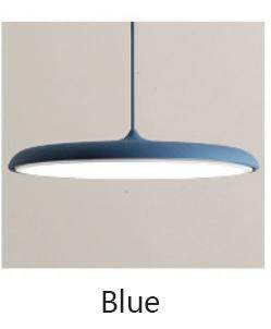 Modern Art Design LED Pendant Light UFO Round Plate Suspension Lamp For Dining Room Living Room Bedroom Table Study Hanging Lamp
