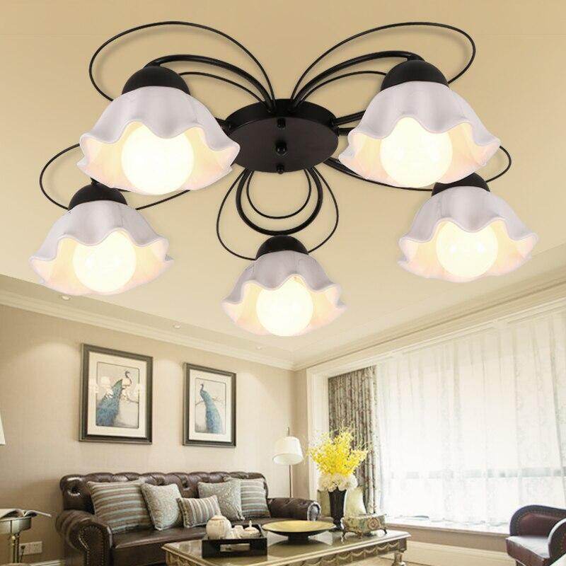 Led E27 Nordic Iron Ceramic LED Lamp.LED Light.Pendant Lights.LED Pendant Light.Pendant Lamp For Foyer Bedroom Dinning Room
