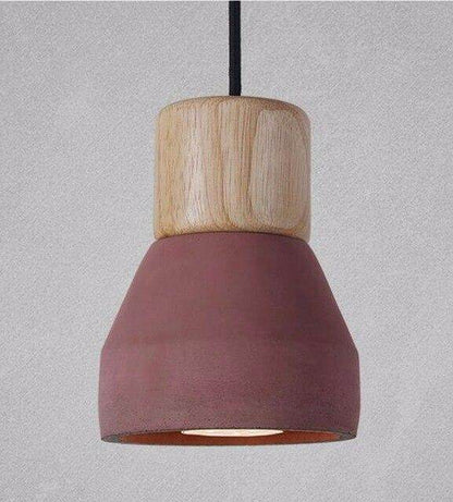 Pendant Lights Modern Fashion Ceiling Pendant Lamp Home Lighting Fixture, Wood Cement Hanglamp For Kitchen Dining Room