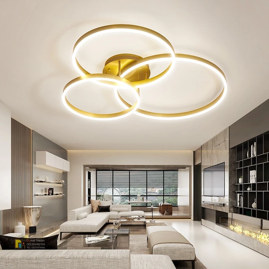Led Ceiling Lights For Living Room Bedroom Remote Control Lamparas DeTecho Surface Mount White Indoor Lighting Fixture