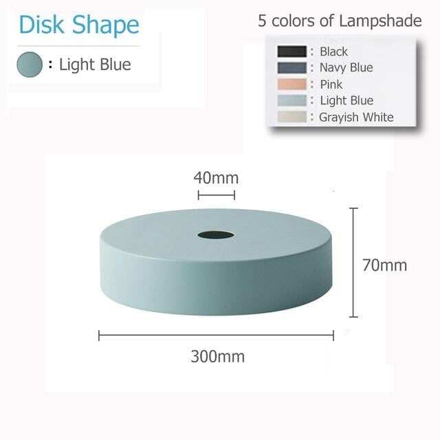 Nordic Loft Simple Pendant Lights E27 LED Modern Creative Hanging Lamp Design DIY For Bedroom Living Room Kitchen Restaurant