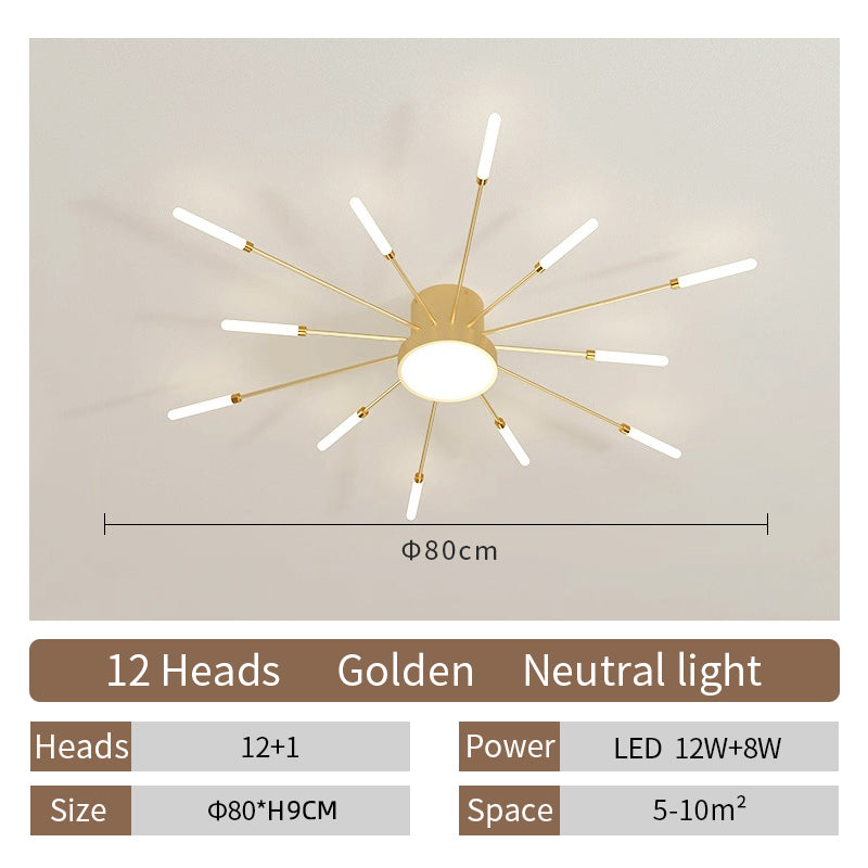 Creative LED Ceiling Lamp Modern Living Room Lights Nordic Lustre Indoor Chandelier Fixtures Lamps