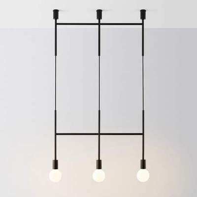 Modern Iron Pendant Light Northern Europe Creative Branches Hanging Lamp LOFT Luminarias Industrial Geometric Art Nordic Lamp