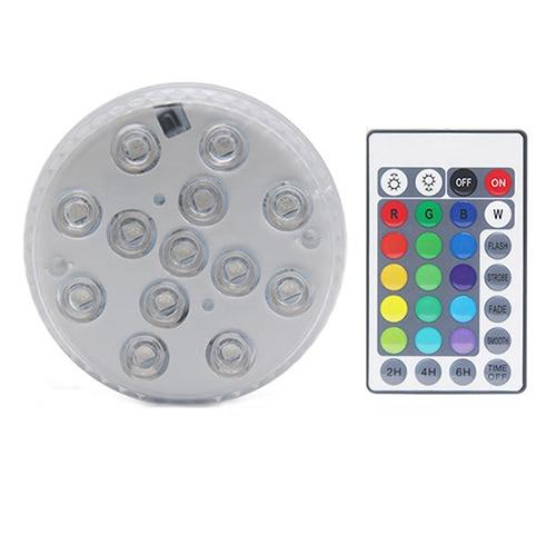 New 16 Colors Submersible Led Lights With Magnet and Suction Cup Pond Fountain Underwater LED Night Light for Vase,Fishtank