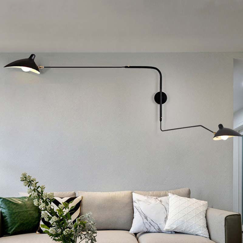 Creative Wall Lamp Personality Retro Long Arm Double-headed Wall Lamp