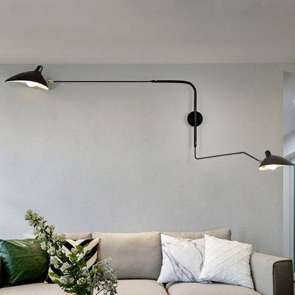 Creative Wall Lamp Personality Retro Long Arm Double-headed Wall Lamp