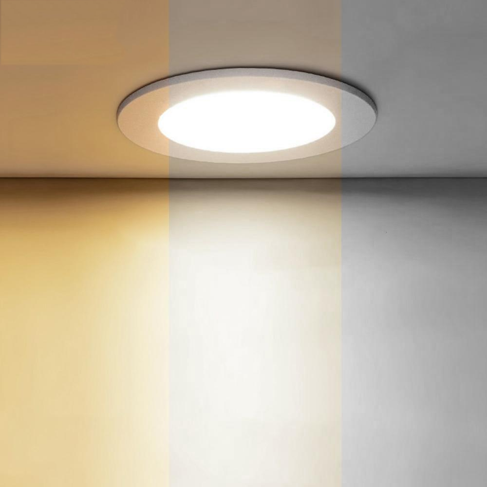 LED Downlight Dimmable 5W 7W 9W 12W 15W Round Bulb Lamp Indoor Kitchen Study  AC Recessed Spot Light