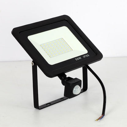 10W 20W 30W 50W 100W Induction Led flood light With Adjustable PIR Sensor floodlight Street Square Outdoor Lighting