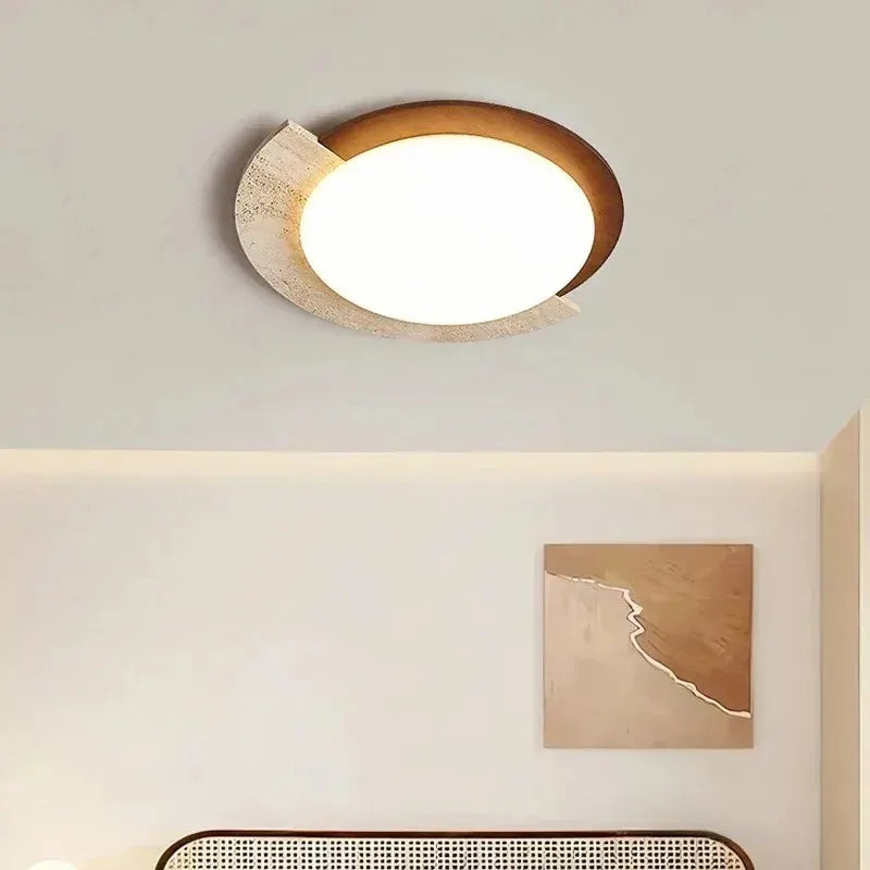 Designer Personalized Ceiling Lamp Modern Home Decoration LED Lamp Wabi Sabi Room Homestay Corridor Warm Ceiling Light