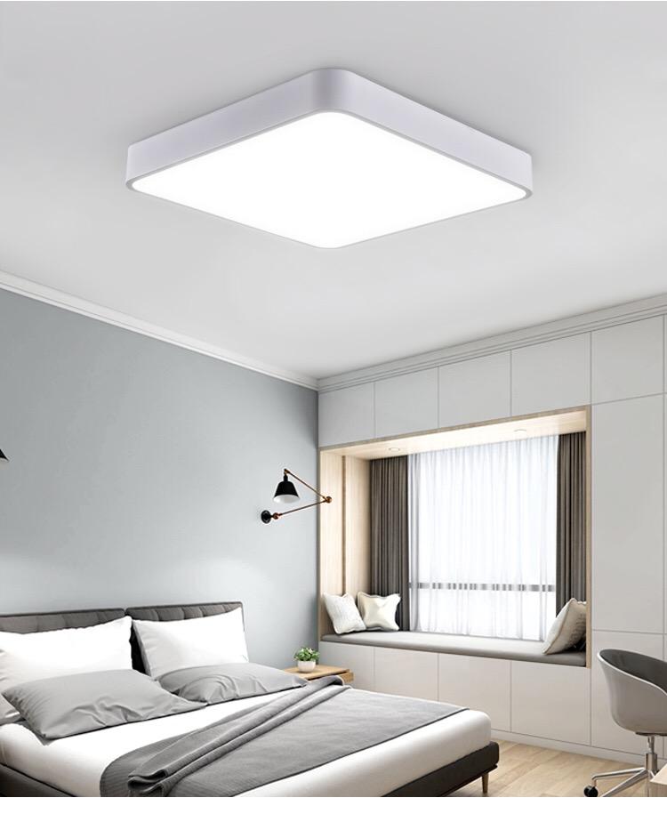 Modern Nordic LED Ceiling Lights Living Room Bedroom Round Corridor Kitchen Lamp Ultra-thin  Kids Room Macarons Remote Control