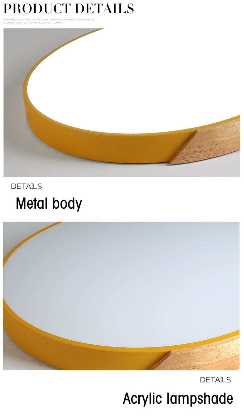 Modern LED Ceiling Light For Living Room Lighting Fixtures Bedroom Kitchen Surface Mount Ceiling Lamp White Black Gray