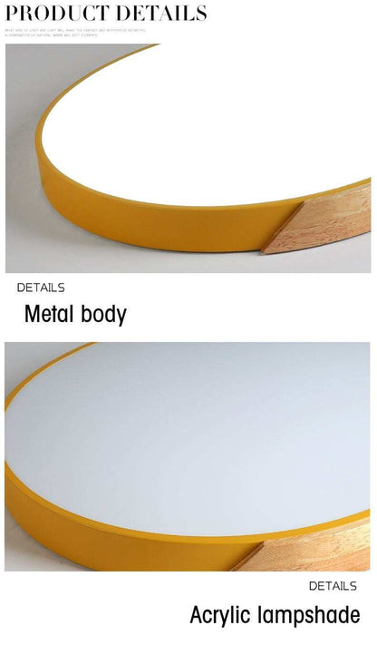 Modern LED Ceiling Light For Living Room Lighting Fixtures Bedroom Kitchen Surface Mount Ceiling Lamp White Black Gray