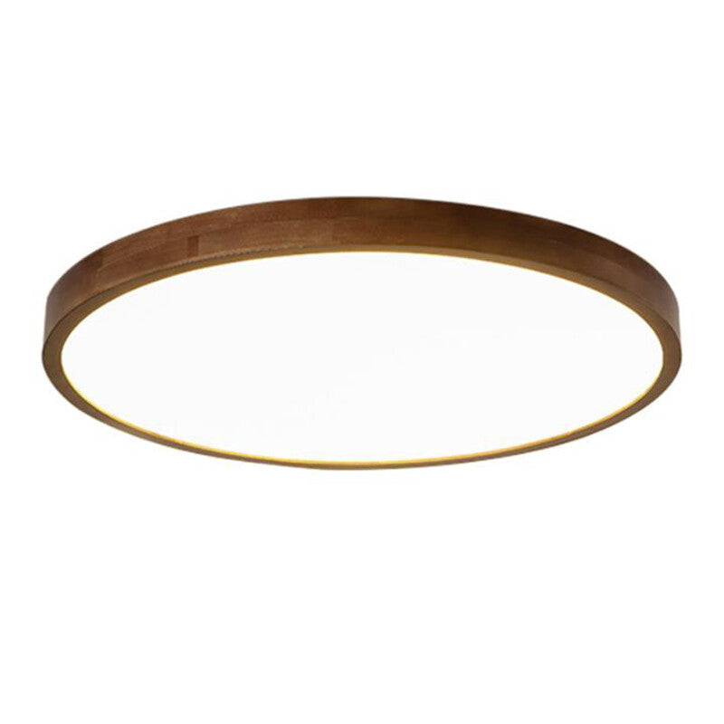 Ultra-thin modern LED wooden ceiling lamp living room dining room bedroom lighting indoor lighting