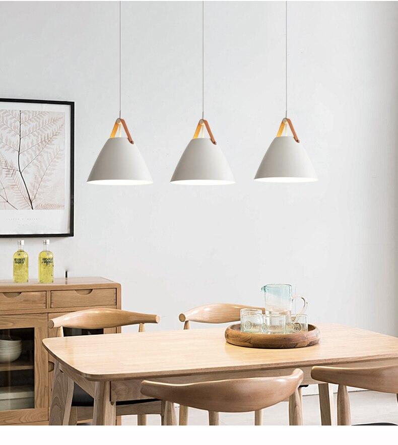 Nordic minimalist  pendant light creative bedside /restaurant /bedroom/ bar dining table study pendant lamp