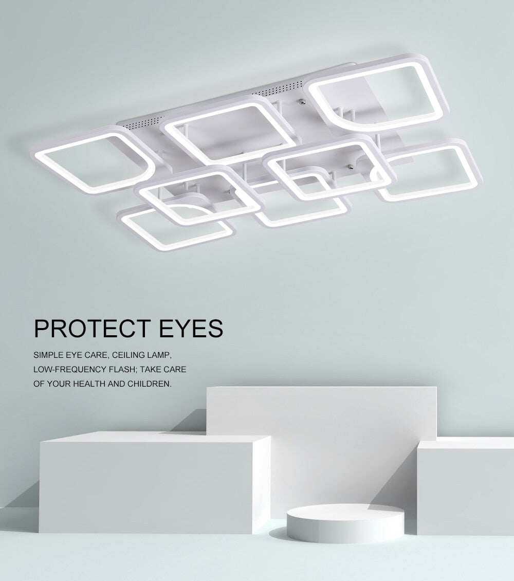 Modern LED Ceiling Lights Dimmable Lamp With APP Remote Control For Living Room Bedroom Home Decorative Fixture