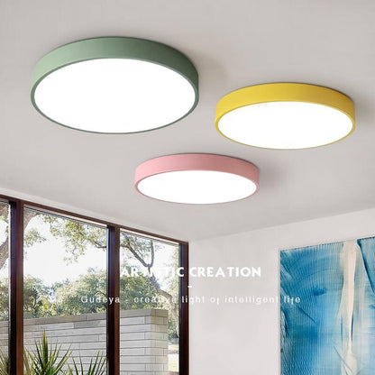 Led Ceiling Light Bedroom Modern Panel Lamp Lighting Fixture Living Room Ceiling Lamp Kitchen Surface Mount Flush Remote Control