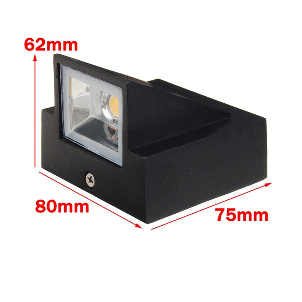 Single Head LED Wall Lamp Waterproof IP65 Garden Corridor Lamp Outdoor Indoor Sconce Light