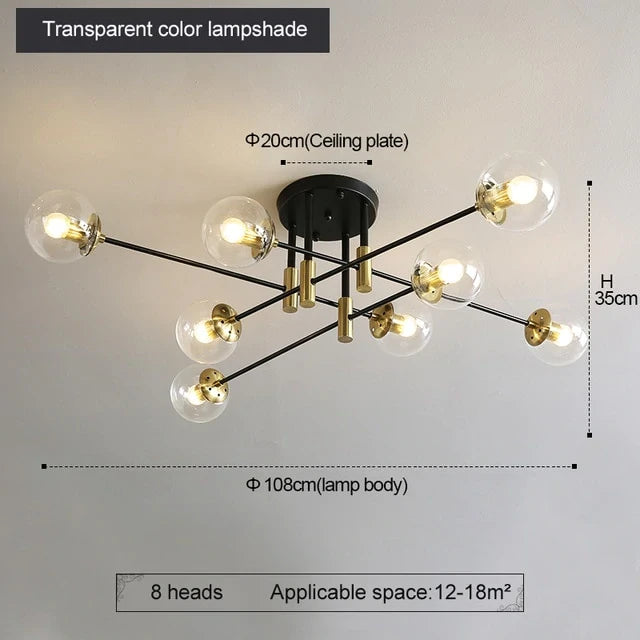 Copper Pendant Light Living Room Brass Pendant Lamps Dining Room Kitchen Fixture Modern Pendant Lights Bedroom Copper Lighting