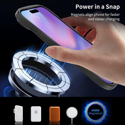 New Luxury Business Translucent Curly Wave Magnetic Case For iPhone 17 Pro Max 17 Air 17Pro Matte Anti-fall shockproof Cover