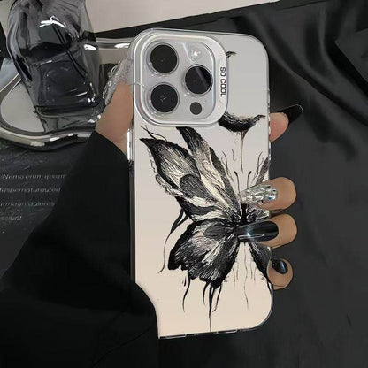 Case for Iphone17 16 15 11 12 Promax Personalized Anti-drop 13 14 Dark Butterfly Moon Phone Case