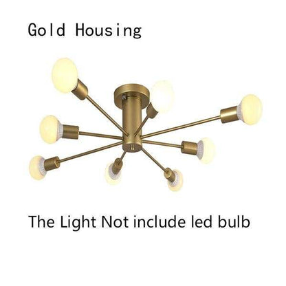 Living Room Bedroom LED Pendant Down Light Hanging Lamp Fixtures With E26 E27 Edison Bulb Surface Pendant Mounted Lighting
