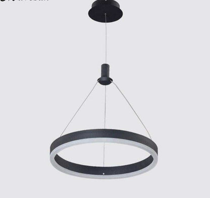 Modern Led Pendant Lamps For Dinning Room Acrylic Round Circle Hanging Lamp Led Dining Room Kitchen Pendant Light