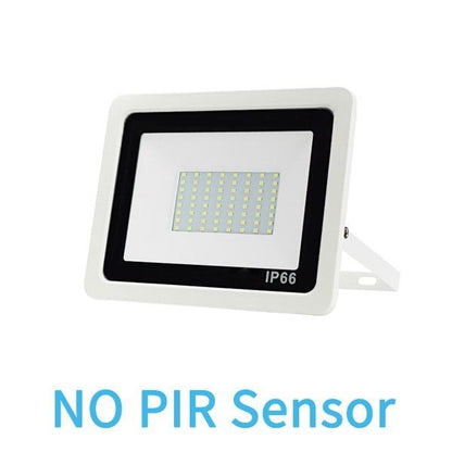 PIR Motion Sensor LED Floodlight 10W 20W 30W 50W 100W Waterproof Outdoor Wall Garden LED Spotlight Reflector Foco Lamp