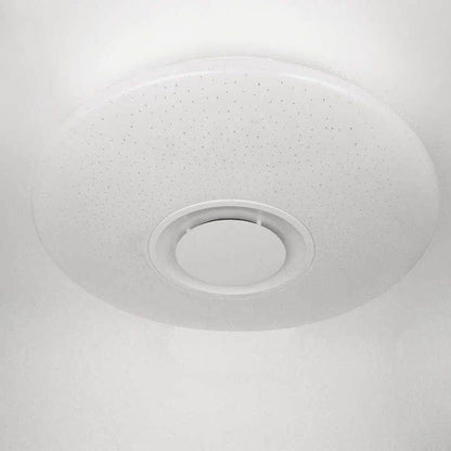HOT Music Led Ceiling Light Lamp 60W Rgb Flush Mount Round Starlight Music With Bluetooth Speaker Dimmable Color Changing Light