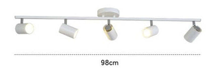 Black White Ceiling Lamp Lighting Angle adjustable Spotlights GU10 Spot Lights Bulb for Store Shop Showroom lighting New Arrival