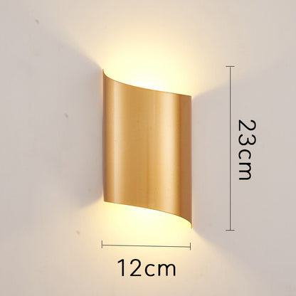 Nordic LED Wall Lamp Bedroom Bedside Lamps Modern Living Room Background Wall Lights Indoor Decoration Stair Lighting