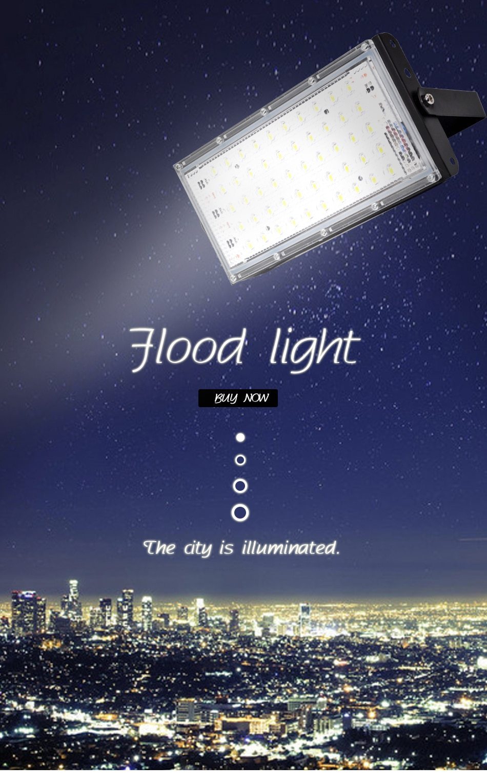 2pcs LED Flood Light 50W Outdoor Wall Reflector Lamp Street Garden Floodlight Waterproof IP65 Spotlight Lighting AC