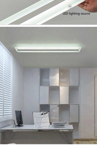 Modern Minimalism High Brightness LED Ceiling Lights Rectangular Bedroom Livingroom Aisl Ceiling Lamp Lighting Lamparas De Techo