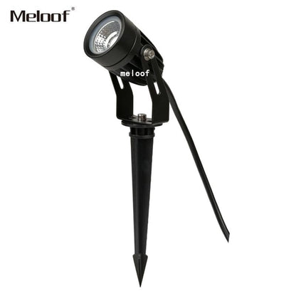 5W Mini RGB Led Lawn Garden Light 12V 85-265V Outdoor IP65 Waterproof Landscape Spot Light Lamps White Red Blue Green Spike lamp