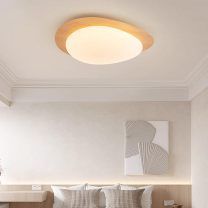 Bedroom Light Nordic Original Wood Grain Color Ceiling Light Modern Creative LED Lighting