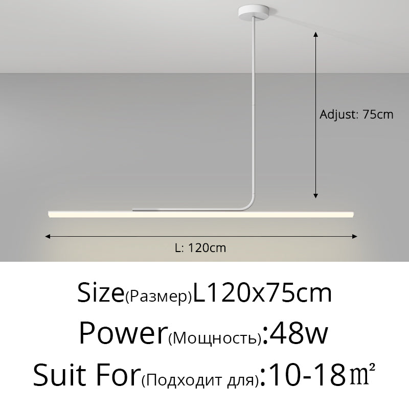 Nordic LED Pendant Lights Hanging Wire Line Lamp For Dining Table Living Room Home Indoor Lighting