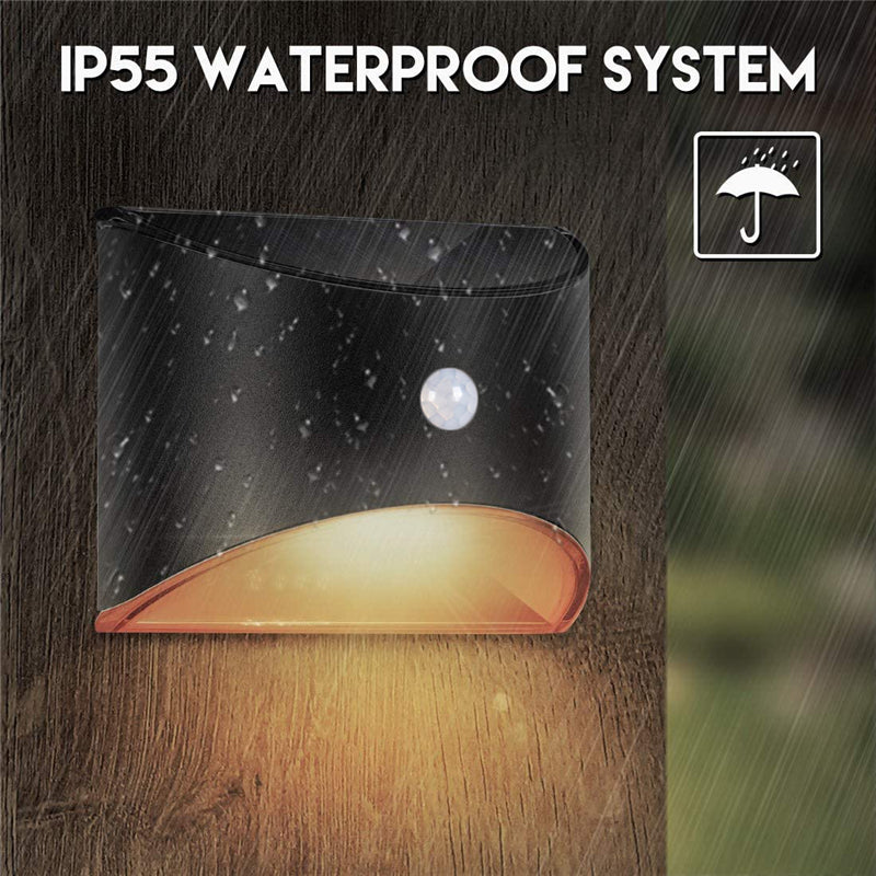 LED Solar Light Outdoor Motion Sensor Wall Lights Waterproof Garden Wall Lamp Solar Power Lighting Decorative Wall