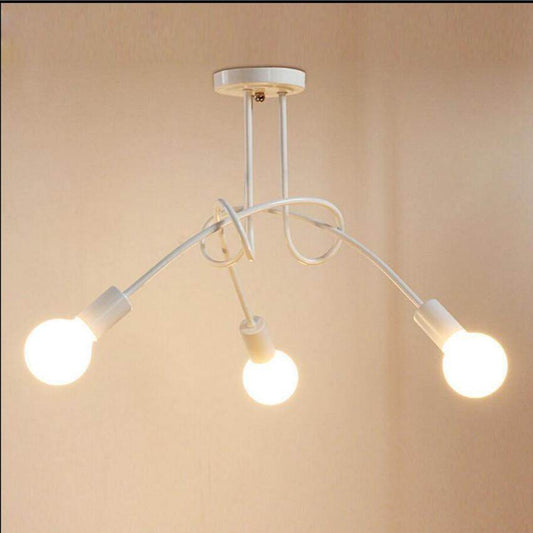 Modern Pendant Light Metal Lamp Decoration LED Blub Lighting Europe Dining-room Sitting Room Vintagre Store Indoor