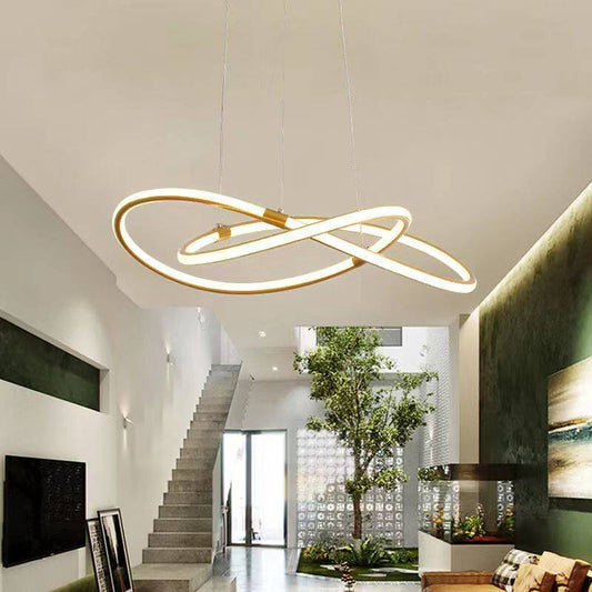 Modern Pendant Light With Remote Dimmabl Decor Living Room Chandeliers Led Simple Luminaire Dimming Kitchen Florarium Fixtures