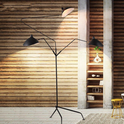 Nordic DaWn Spider Serge Mouille Floor Lamp Modeling Bedroom Industrial standing Lamp Simple Living Room Led Floor Light Fixture