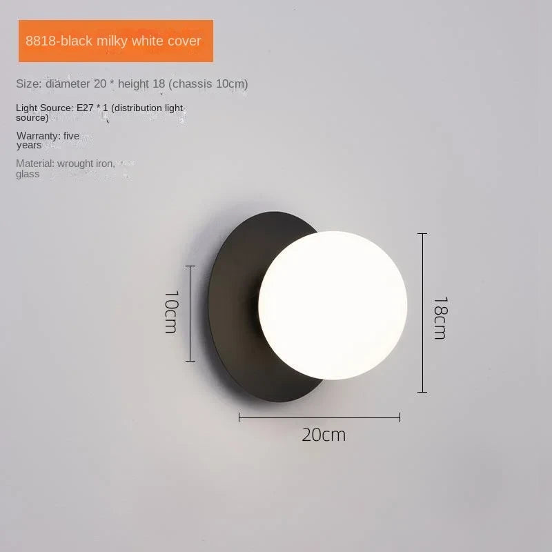Bedside Wall Lamp for Bedroom Stairs Indoor LED Wall Lighting Wall Sconce for Home Decor Living Room