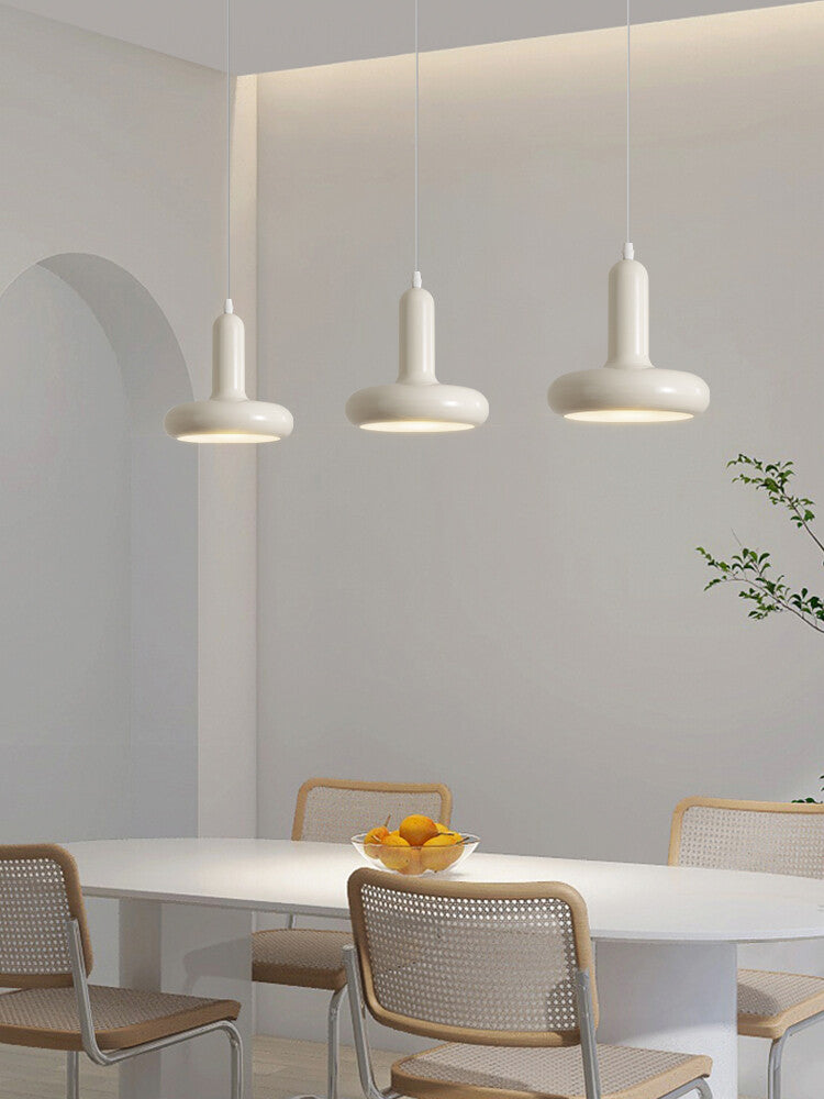 Macaron Small Pendant Lamp Modern Cream Style Bedroom Bedside Lamp Fashionable and Simple Lamp