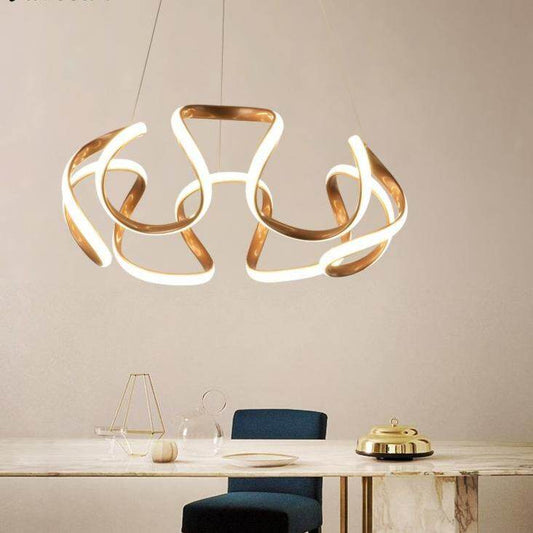 Glod Color New Design Modern LED Pendant Lights For Living Room Dining Kitchen Bar Home Lighting Decoration Pendant Lamp