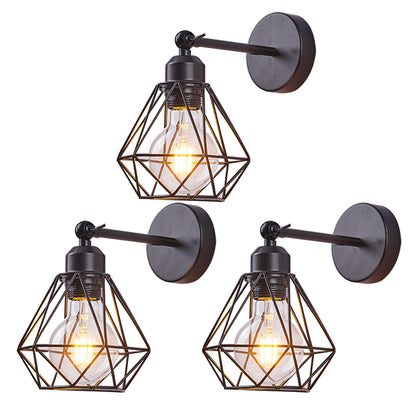 Vintage Industrial Wall Light Shade Ceiling Lamp Retro Loft Wall Sconce Cafe Bar lamp E27